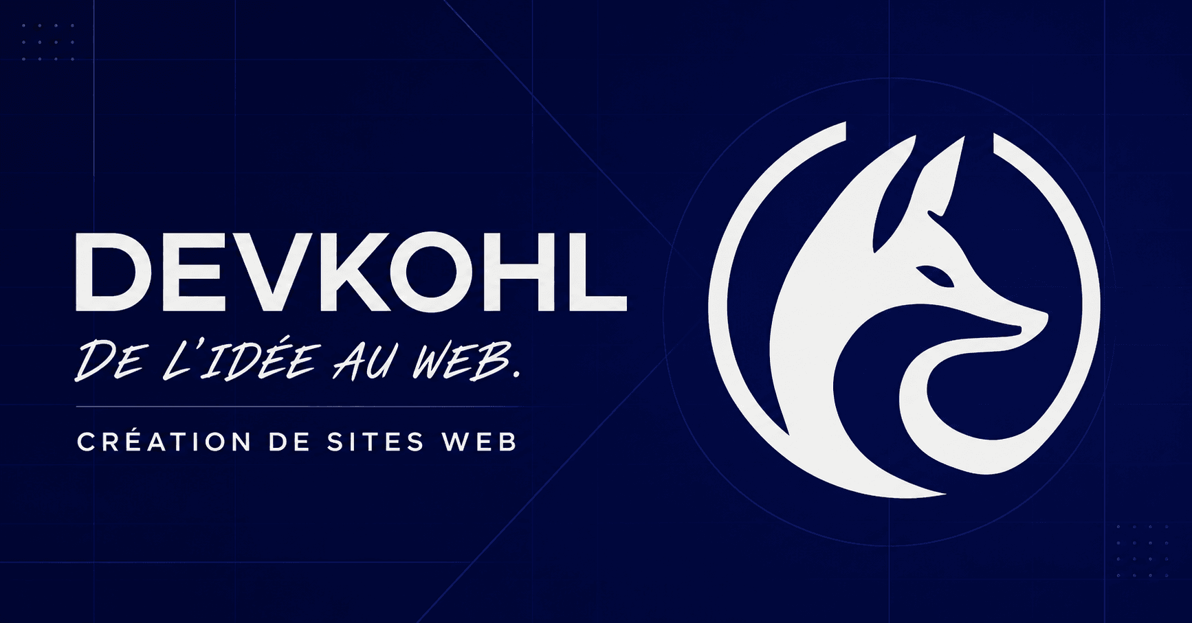 Devkohl, de l’idée au web — Création de sites web